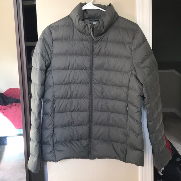Uniqlo Jackets & Blazers - Olive Green Puffer Jacket